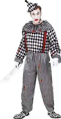 Produktbild von Horror Clown mit Hut 2-tlg L