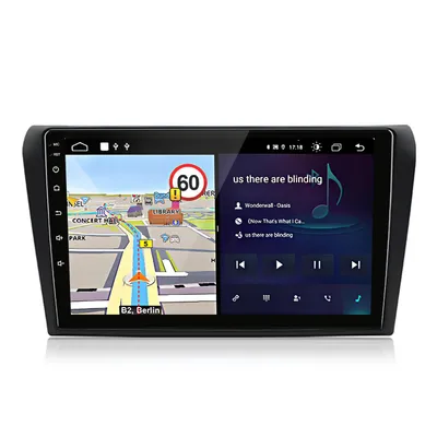 Zdjęcie produktu dla Radio samochodowe z systemem Android do Mazdy 3 (2003–2009) – bezprzewodowe CarPlay, Android Auto, Wi-Fi, nawigacja GPS, RDS, DSP, DAB+, Bluetooth, ekran 9 cali, 2+64 GB