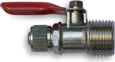 Produktbild von Kugelhahn für Wasseranschluss Umkehrosmose 1/2' AG x 3/8' Schlauch