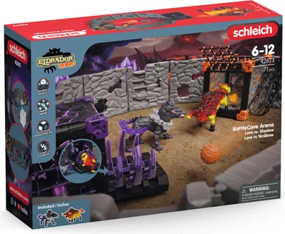 Produktbild von schleich BattleCave Arena: Lava vs. Schatten, Aktion/Abenteuer, Monsters and dragons, BattleCave, 7 Jahr(e), Mehrfarbig, Kunststoff