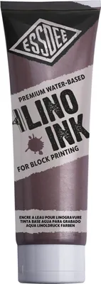 Produktbild von Essdee Premium Blockdruckfarbe auf Wasserbasis, 300 ml, Metallic Bronze