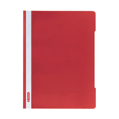 Produktbild von Herlitz Schnellhefter "Quality" DIN A4 PP Folie rot