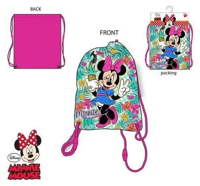 Immagine prodotto di Borsa da palestra Disney Minnie, 100% poliestere