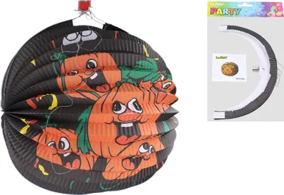 Zdjęcie produktu dla Lampion kula 25 cm dynia
