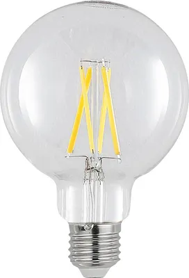 Produktbild von LED-Leuchtmittel G95 E27, 8W, 2.700K, Filament, klar dimmbar