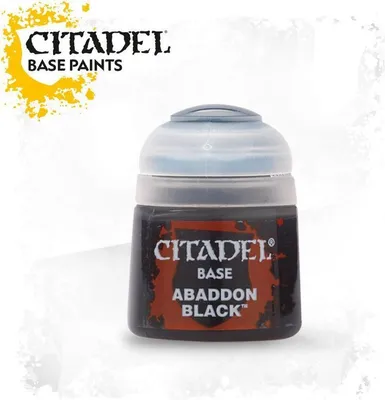 Obrázek produktu pro Games Workshop Abaddon Black, 12 ml, Černá, Dávkovač