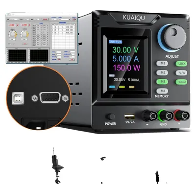 Zdjęcie produktu dla Zasilacz prądu stałego, programowalny, z łącznością USB, SPPS-D 30 V 5 A