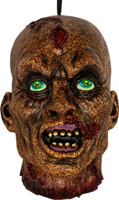 Produktbild von Verfaulter Zombieschädel als gruselige Halloween Deko 25 cm