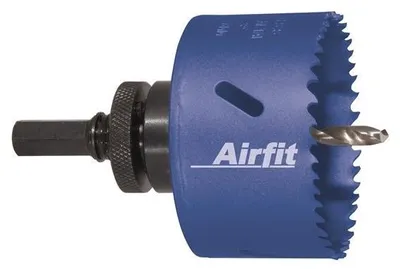 Productafbeelding van Airfit cirkelzaag, 86 mm, HSS bimetal met bevestiging, geschikt voor kunststof en metaal