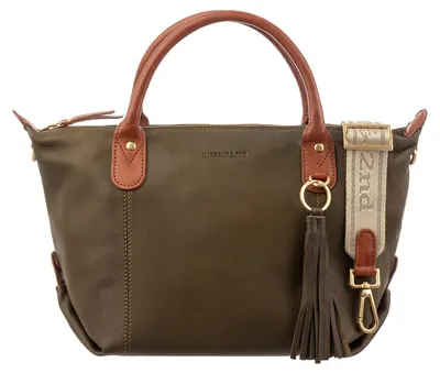 Produktbild von Harbour 2nd VM.15108 Totebag style vm Lucia M Leder Tasche Damen Shopper olive