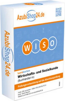 Zdjęcie produktu dla AzubiShop24.de Lernkarten Wirtschafts- und Sozialkunde Buchhändler