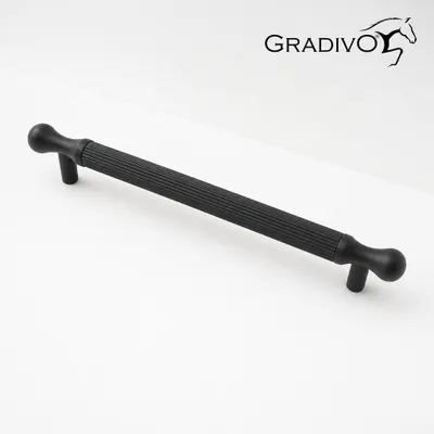 Produktbild von Möbelgriff Küchengriffe Schrankgriff Bügelgriff Schubladengriffe 619 Schwarz 128 mm