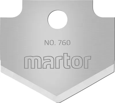 Produktbild von MARTOR 10 x SPITZKLINGE, Ersatzklingen Skalpell, 19 mm, Scharf, Im Spender, 2-fach Nutzbar, NR. 760