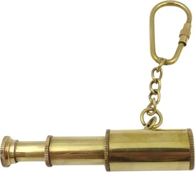 Produktbild von Schlüsselanhänger aus Messing mit Teleskop - Key-0016