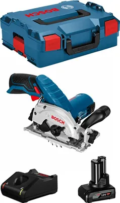 Produktbild von Kreissäge BOSCH GKS 12V-26 (1 x 6,0 Ah + GAL12V-40 + L-Boxx 136)