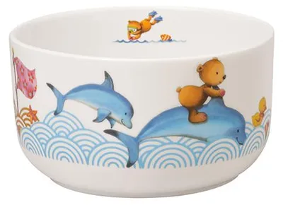 Immagine prodotto di Villeroy & Boch set di 6 ciotole per bambini Happy as a Bear Porcellana Premium blu 1486641970