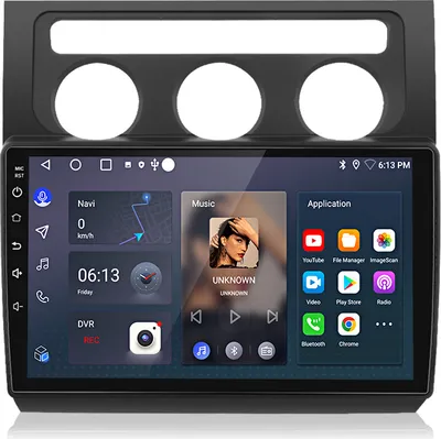 Produktbild von 8 + 256 GB Radio samochodowe dla VW Touran 2003-2010 10-calowe radio samochodowe carplay GPS Navi WIFI BT SWC RDS Android10 DAB USB 4core 2din