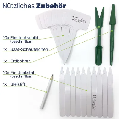 Produktbild von 67-teiliges Anzucht Set Mini-Gewächshaus , Menge:2