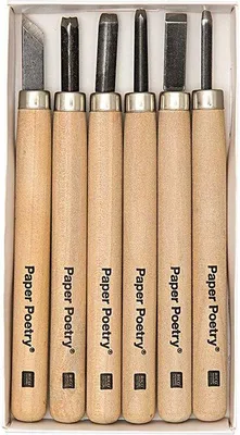 Produktbild von Schnitzwerkzeug, 6er-Set
