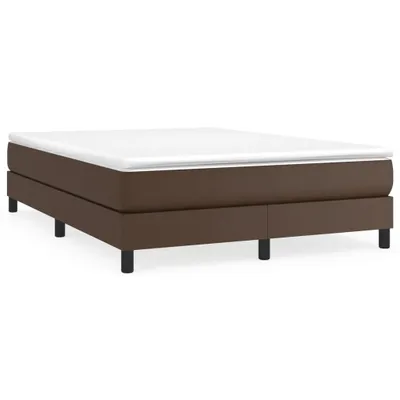 Produktbild von vidaXL Boxspringbettgestell Braun 140x200 cm Kunstleder