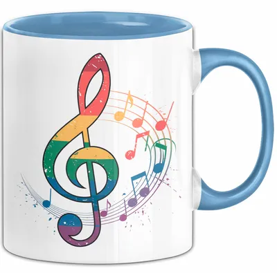 Produktbild von Musikliebhaber Musiker Tasse Geschenk Lustige Geschenkidee Spruch (Blau)