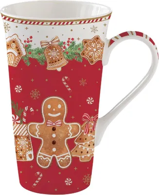 Produktbild von Jumbobecher, Tasse FANCY GINGERBREAD Lebkuchenmännchen 600ml Easy Life