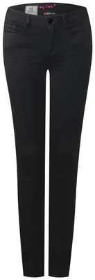Productafbeelding van Street One dames slim fit jeans, model 371612, kleur York, maat W25/L34. Eénkleurig