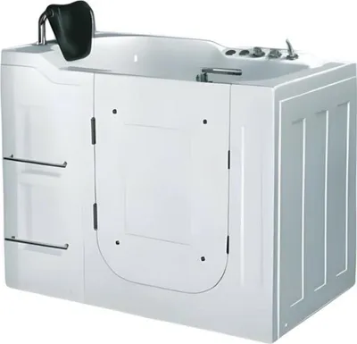 Produktbild von Sitzbadewanne Bad Massagewanne Badewanne mit Whirlpool-Funktion Wanne 130x80 cm