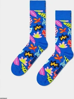 Produktbild von HAPPY SOCKS Blätter - blau - 36/40