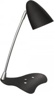 Produktbild von Massive Schreibtischleuchte Axel 1x GU10 7W Schwarz Bürolampe mit Schalter