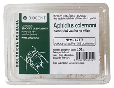 Obrázek produktu pro BIOCONT LABORATORY, spol. s r.o. Parazitické vosičky proti mšicím (100 ks) - Aphidius colemani