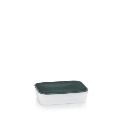 Produktbild von Kela Seifenschale Nuria PS-Kunststoff weiß/grau 12x9x3cm, 22592