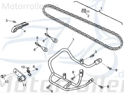 Produktbild von AEON Bundschraube Kettenspanner Overland 180 ATV 180ccm 4Takt Motorroller.de Maschinenschraube Flanschschraube Flansch-Schraube Maschinen-Schraube UTV