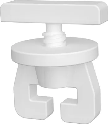 Produktbild von Interdeco Feststeller / Gardinenstopper Universal für Innenlaufstangen und Gardinenschienen, Pack. 2 Stück