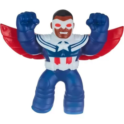 Produktbild von Moose Toys 41376 - HEROES OF GOO JIT ZU Marvel S5 - Heldenpack - Captain America Sam Wilson