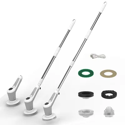 Produktbild von Kabellose, wasserdichte Multifunktions-Sprüh-Reinigungsbürste für Badezimmer, Küche, Fliesen und Böden, ideal für die schnelle Hausreinigung.