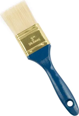 Produktbild von Flachpinsel synthetisch mit Holzgriff 50mm Farbpinsel Malerpinsel Streichpinsel