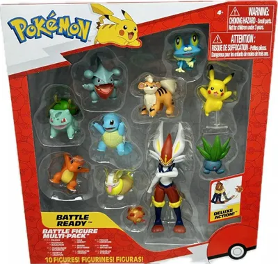 A multi-pack of Pokemon action figures in their original packaging.