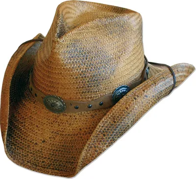Produktbild von Westernhut Cowboy Biker Strohhut »RED ROCK« Braun