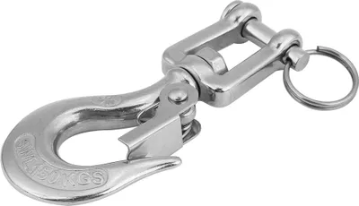 Produktbild von Obrotowy hak oczkowy, hak do podnoszenia Clevis, obrotowy zatrzask oczkowy, obrotowy zatrzask oczkowy ze stali nierdzewnej, obrotowy hak oczkowy ze stali nierdzewnej