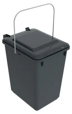 Immagine prodotto di SULO Cestino per i rifiuti, cestino per i rifiuti, preselezione Bioboy Cestino per i rifiuti da 10 litri grigio (10 Sulo grigio)