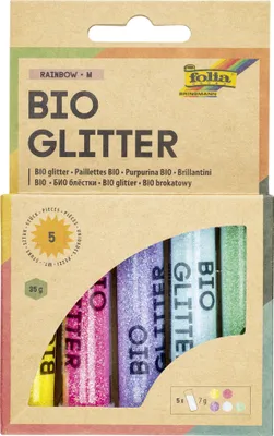 Productafbeelding van folia 57812 folia Glitter Rainbow M Glitzer farbsortiert