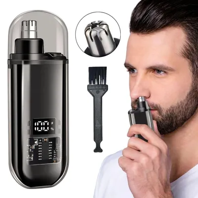 Produktbild von Nasentrimmer Ohrentrimmer USB-C präzise schmerzfrei 360° Klingen leise Betrieb - Trimmko