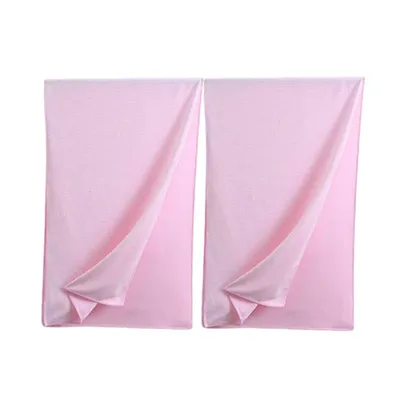 Produktbild von 2PC Rosa Kühlhandtuch für Sport,100×33cm,Bis zu 15°C kälter als die Umgebungstemperatur,reaktivierbar durch Anfeuchten&Ausschütteln,für Sport,Wandern