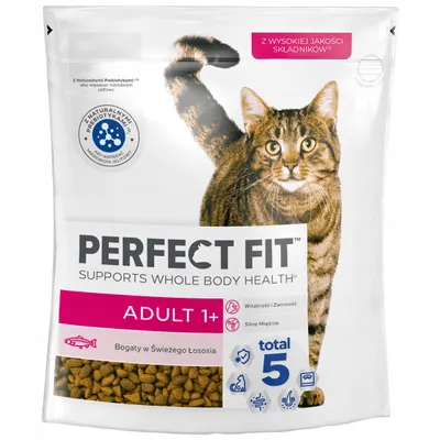 Produktbild von Perfect Fit Adult 1+ Sucha karma dla kota bogata w łososia 6 x 750g