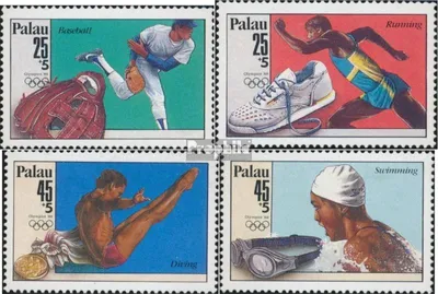 Produktbild von Briefmarken Palau-Inseln 1988 Mi 245-248 (kompl.Ausg.) postfrisch Olympische Sommerspiele 88