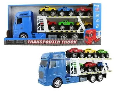 Zdjęcie produktu dla Laweta piętrowa z terenówkami - Macyszyn Toys