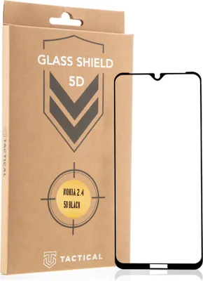 Zdjęcie produktu dla Tactical Glass Shield 5D dla Nokia 2.4 - Czarny KP8422