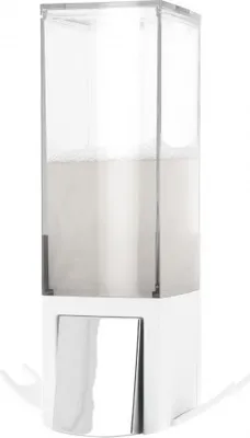 Produktbild von seifenspender Clever 12 x 20,6 cm transparent/weiß