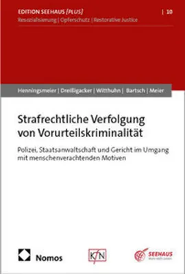 Obrázek produktu pro Strafrechtliche Verfolgung von Vorurteilskriminalität